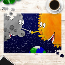 Load image into Gallery viewer, " I love you like the Sun loves the Moon !!!" (Puzzle)