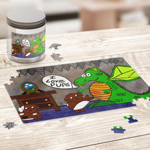 Load image into Gallery viewer, " I love you like Dragons love Pups!" (Puzzle)