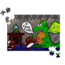 Load image into Gallery viewer, " I love you like Dragons love Pups!" (Puzzle)
